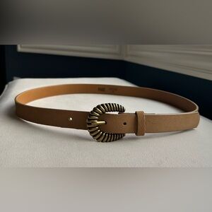 PAIGE Cognac Suede “Blythe” Belt - NEVER WORN